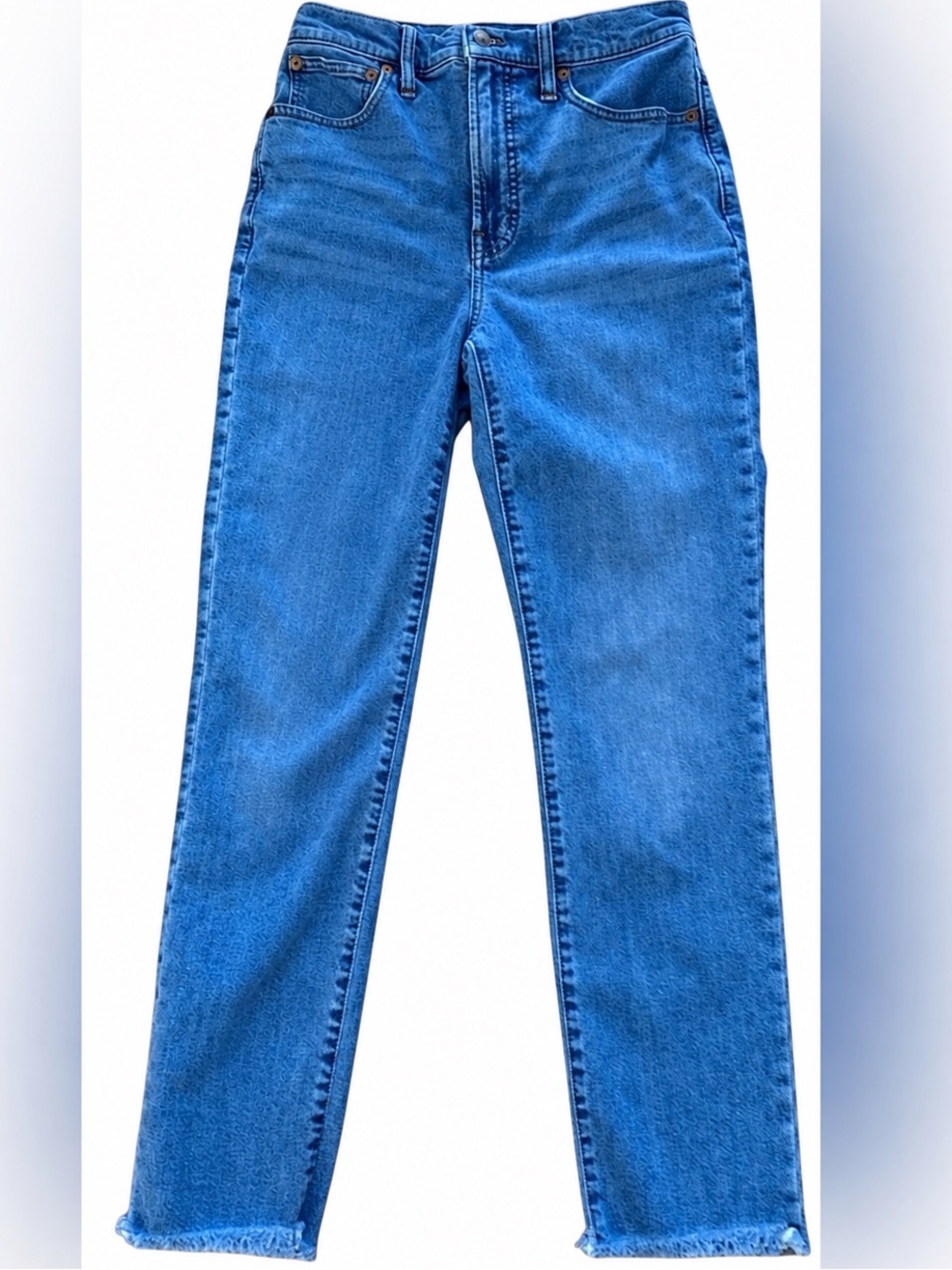 MADEWELL The Perfect Vintage Jean w/ Raw Hem - M6237 - Blue Hoyne Wash - 25